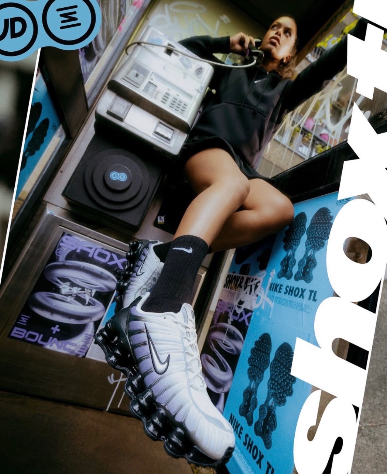 Olivia Sugarman for JD x Nike Shox